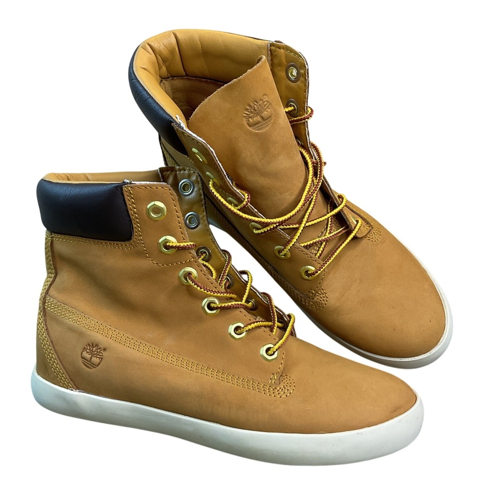 Timberland Flannery‎ 6 Inch Leather Chukka Boots Womens 6.5 Brown Glastonbury
